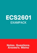 ECS2601 - EXAM PACK (2022)