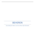 Samenvatting Beheren, Jellema, 9789006951783