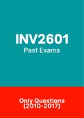INV2601 - Past Exam Papers (2010-2017)