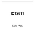 ICT2611 EXAM PACK 2022