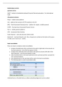 AAT: level 2 bookkeeping control summary 