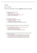 University of Missouri - MPP 3202 Exam 4 Answer Key - 100% Correct Answers