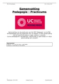 Samenvatting Pedagogie - ACJ 2021-2022 ・Vaardigheden/Practicums・UCLL Campus Hasselt
