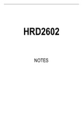 HRD2602 Summarised Study Notes