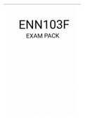 ENN103F EXAM PACK