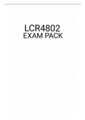 LCR4802 EXAM PACK