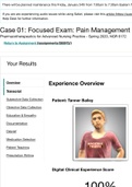Case 01: Focused Exam: Pain Management | Completed | Shadow Health|Digital Clinical Experience Score 100%| Transcript|