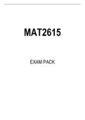 MAT2615 EXAM PACK 2022