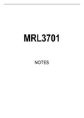 MRL3701 Summarised Study Notes