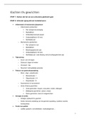 Uitgewerkte studiedoelstellingen van cursus reumatologie 