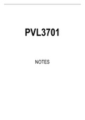PVL3701 Summarised Study Notes