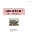 Summary of Aandeelhouer - Alta Maricowitz (IEB Afrikaans 2021) 