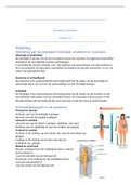 Samenvatting: Anatomie & Histologie 2BL P1-2