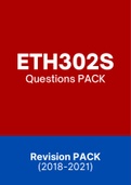 ETH302S - Exam Questions PACK (2018-2021)