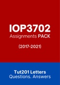 IOP3702 - Combined Tut201 Letters (2017-2021)