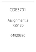 CDE3701 assignment 02 (marked)