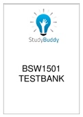 BSW1501 testbank 2022 