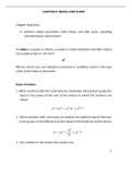 O Level Additional Mathematics Chapter on Indices and Surds