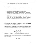 O Level Additional Mathematics Chapter on Straight Line Graphs and Linearisation