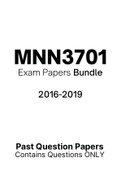 MNN3701 - Exam Questions PACK (2016-2019) 