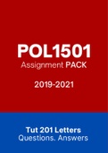 POL1501 - Combined Tut201 Letters (2019-2021)