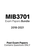 MIB3701 - Exam Prep. Questions (2018-2021)