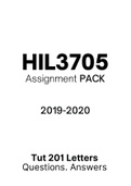 HIL3705 - Combined Tut201 Letters (2019-2020)