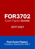 FOR3702 (ExamQuestionsPACK and Tut201 Letters)