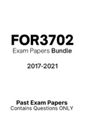 FOR3702 - Exam Questions PACK (2017-2021)