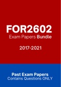 FOR2602  - Exam Questions PACK (2017-2021)