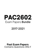 PAC2602 - Exam Questions PACK (2017-2021)