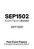 SEP1502 - Exam Questions PACK (2017-2021)