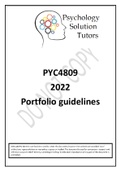 PYC4809 2022 Portfolio