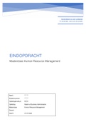 Masterclass Human Resources Management - Cijfer 6 -  MBA NCOI  - Inclusief feedback