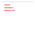 COM3703 ASSIGNMENT 1 2022 SEMESTER 2 (UNISA)