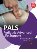 PALS Pediatric Advanced Life Support Provider Handbook By Dr. Karl Disque 2020-2025/Updated Version