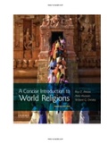 Concise Introduction to World Religions 4th Edition Amore Test Bank ISBN-13 ‏ : ‎9780190919023| Complete Guide A+