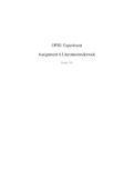 Onderzoekspracticum 3: Experiment (OP III) literatuuronderzoek (Grade: 8.8)