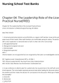 Chapter 04 The Leadership Role of the Licensed Practical Nurse FREE Nursing School Test Banks..pdf