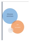 Effectieve opleidingen (EFO): Samenvatting boek + notities les + kernsamenvatting met essentie