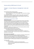 Samenvatting Strategy and Human Resource Management, ISBN: 9780333778203 Strategic Human Resource Management FSWBM-6060 (FSWBM-6060)