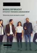 Moduleopdracht Effectief personeelsmanagement eindcijfer 9.5 Schoevers / NCOI