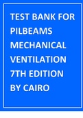 Test Bank for Pilbeams Mechanical Ventilation 7th Edition 2024 latest update by Cairo.