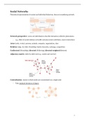 Summary Social Network Analysis