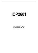 IOP2601 EXAM PACK  2023
