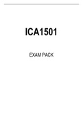 ICA1501 EXAM PACK 2022