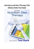 Nutrition and Diet Therapy 12th Edition Ruth A. Roth,Kathy L. Wehrle, ISBN: 9781305945821 Test Bank