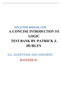  CONCISE INTRODUCTION TO LOGIC TEST BANK BY PATRICK J. HURLEY.pdf