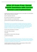 APEA Full Solution Pack (All APEA  Exams and Study Questions Are Here, All Answered Correctly, Graded A+)