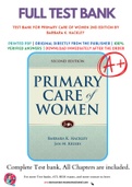 Test Bank For Primary Care of Women 2nd Edition by Barbara K. Hackley 9781284045970 Chapter 1-26 Complete Guide.